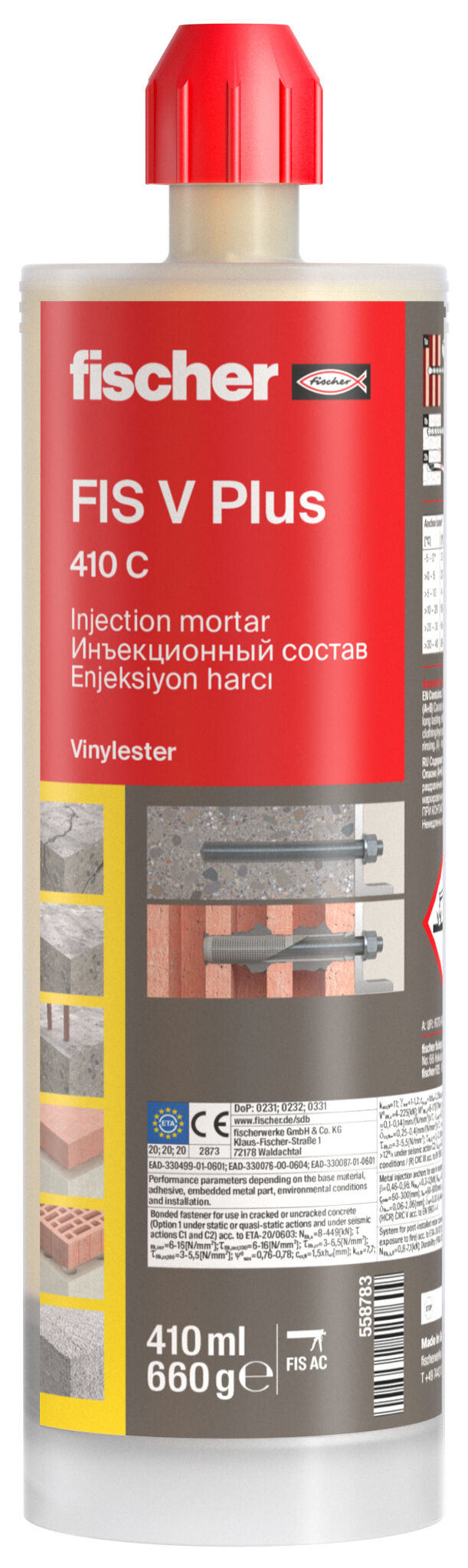 fischer Injection mortar FIS V Plus 410 C in bucket